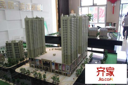 好民居濱江新城實景圖三期沙盤（2015-07-02）