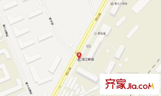 好民居濱江新城交通圖