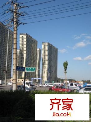 盟科視界外景圖東側(cè)外立面實(shí)景圖（2010.8.3）
