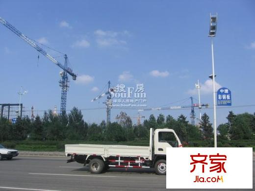 盟科視界外景圖施工近景