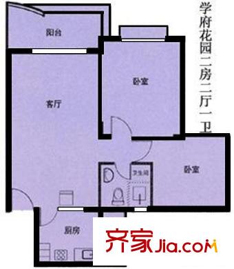 哈爾濱 學府花園 戶型圖