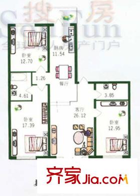 哈爾濱 四季芳洲 戶型圖