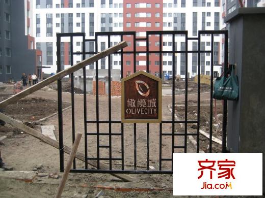 橄欖城實(shí)景圖小區(qū)入口10-11-20