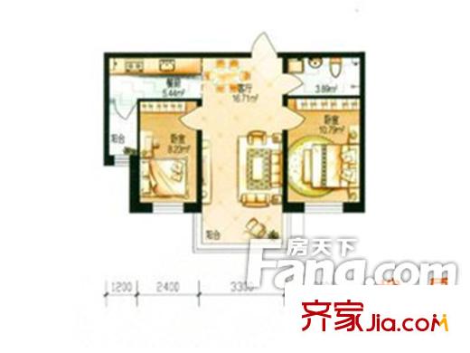 哈爾濱 中北春城三期 戶型圖