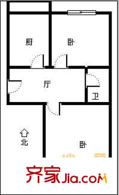 泰?；▓@ 2室 戶型圖