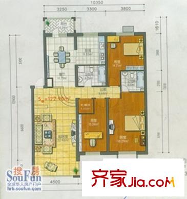 哈爾濱 世紀(jì)花園 戶型圖