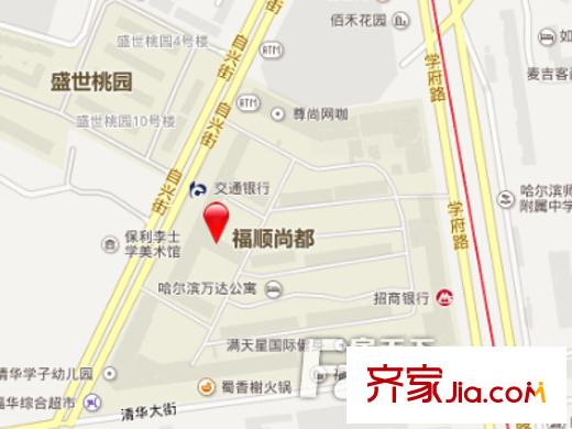 福順尚都交通圖 