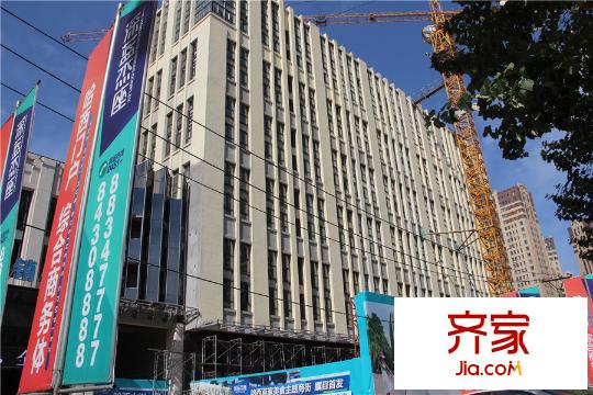 深藍(lán)杰座項(xiàng)目寫字樓近景拍攝（2015-10-21）