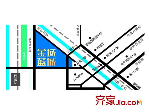 深藍杰座交通圖