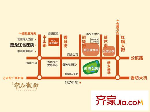 中山龍郡項(xiàng)目區(qū)位圖