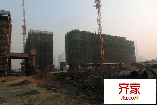 龍躍?金水灣7棟與8棟施工進(jìn)度圖2015-11-4
