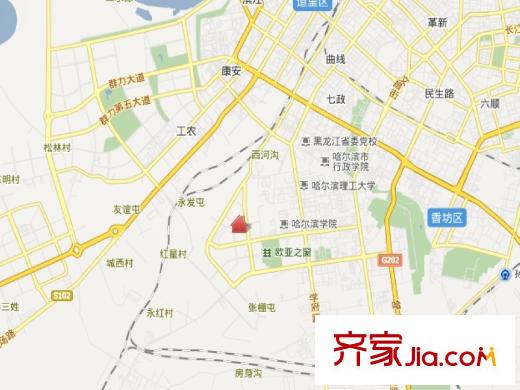 南開華府交通圖