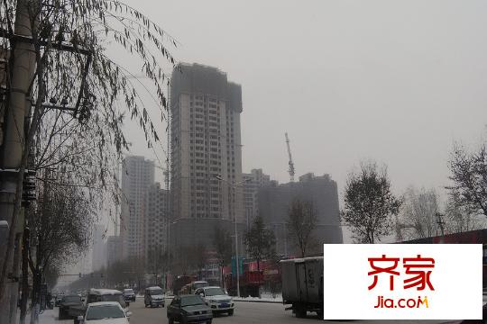 匯雄?生活匯項目沿街工程實(shí)景（2015-12-08）