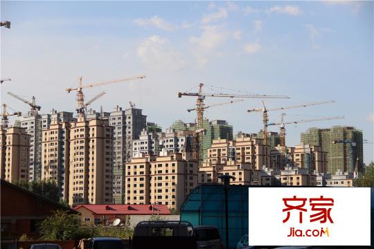 悅?cè)徽槌沁h(yuǎn)景拍攝樓體實(shí)景（2015-10-20）
