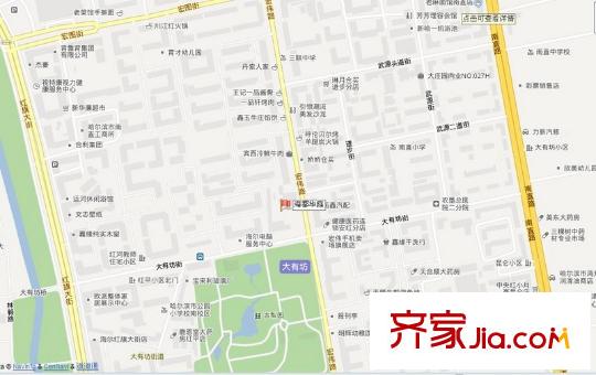 海都華庭交通圖