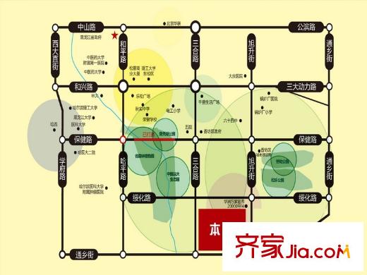 綠海華庭交通圖
