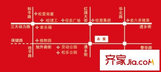 幸福里區(qū)位圖