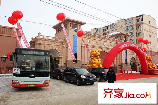 什河麗景周邊353路公交車站點（2012-12-5）