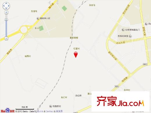 紅星城交通示意圖
