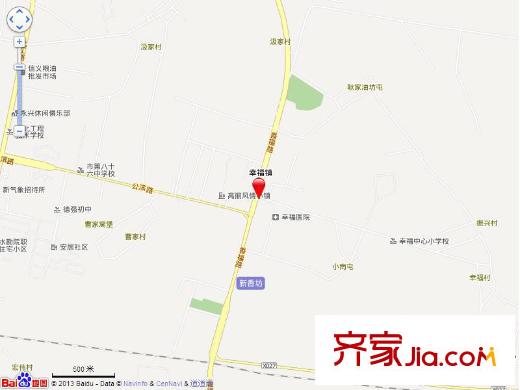 什河麗景交通示意圖