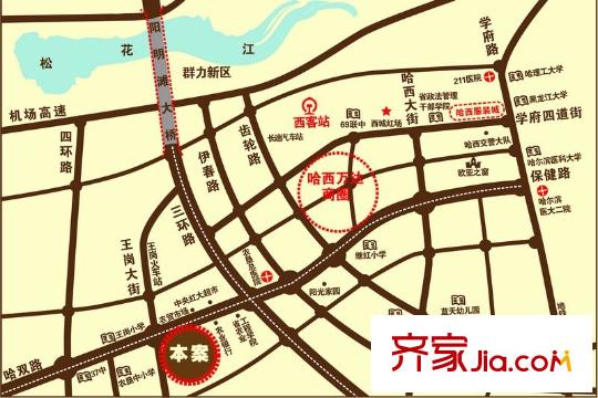 旗凱麗園區(qū)位圖（2011-8-26）