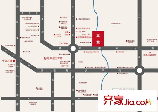 紅軍街1號區(qū)位圖