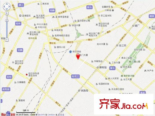 紅軍街1號交通示意圖