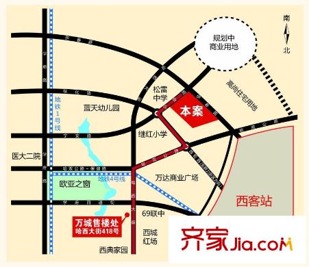 盟科萬城區(qū)位圖