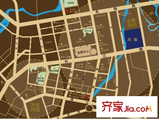 尚東輝煌城區(qū)位圖