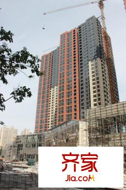 萬象上東高層外立面遠景效果（2015-07-30）
