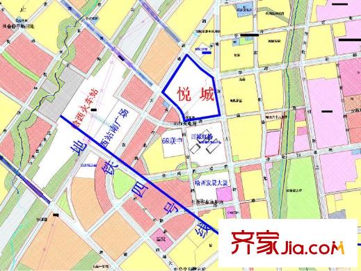 悅城交通圖