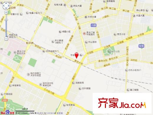 恒祥中山交通示意圖
