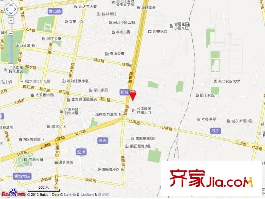 珠江帝景交通示意圖