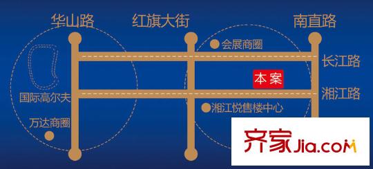 湘江悅區(qū)位圖