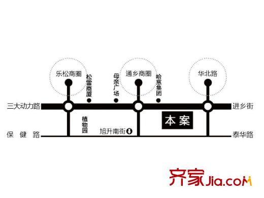 格蘭云天交通圖