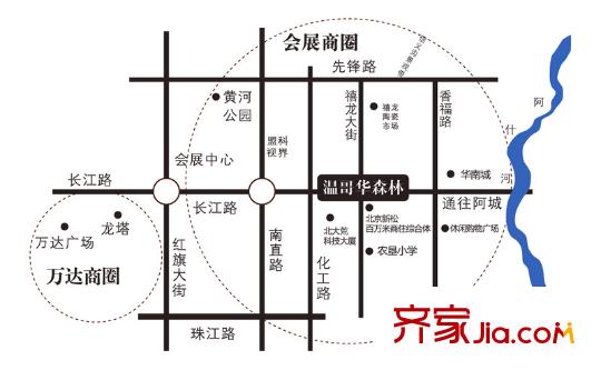 溫哥華森林區(qū)位圖