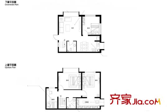 赫時(shí)loft02-四室兩廳兩衛(wèi)-52.00平方米 4室2廳2衛(wèi)