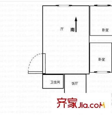 保工怡園 2室 戶型圖