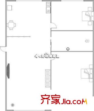 保工怡園 2室 戶型圖
