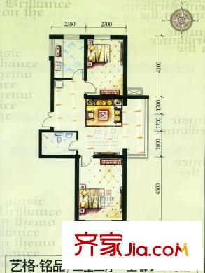 藝格春天戶(hù)型圖戶(hù)型圖 2室2廳1衛(wèi)