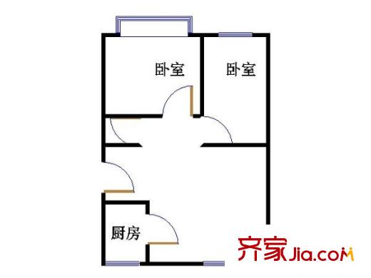 慧緣馨村 3室 戶型圖