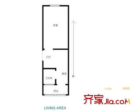 億豐南奧國際戶型圖億豐南 奧國際 1室 戶型圖 1室1廳1衛(wèi)1廚