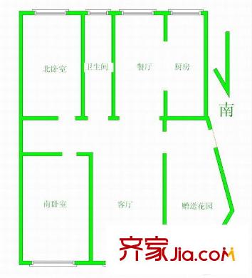 嘉華新城 0室 戶型圖