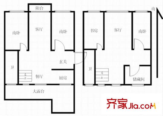 黎明西部風(fēng)情 0室 戶型圖