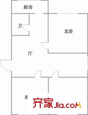昆山小區(qū) 3室 戶型圖