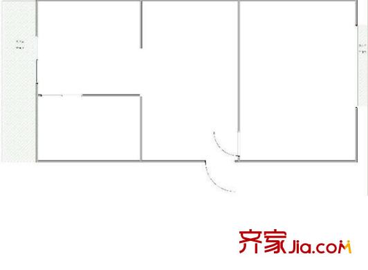 昆山小區(qū) 1室 戶型圖