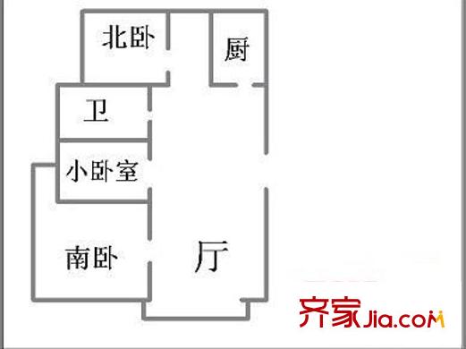 崇山華府 3室 戶型圖