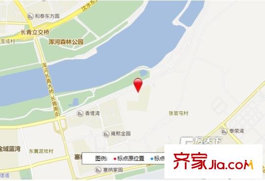 金地長(zhǎng)青灣交通圖