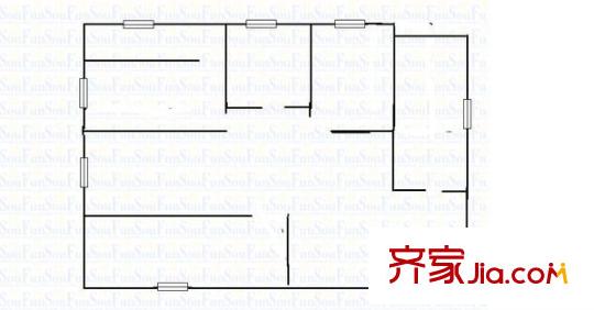 SR國際新城三期 2室 戶型圖