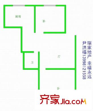 保利百合花園東園戶型圖保利百合東園 2室 戶型圖 2室1廳1衛(wèi)1廚